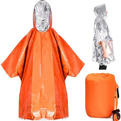 Cold Proof Emergency Raincoat for Camping Durable Aluminum Film Disposable