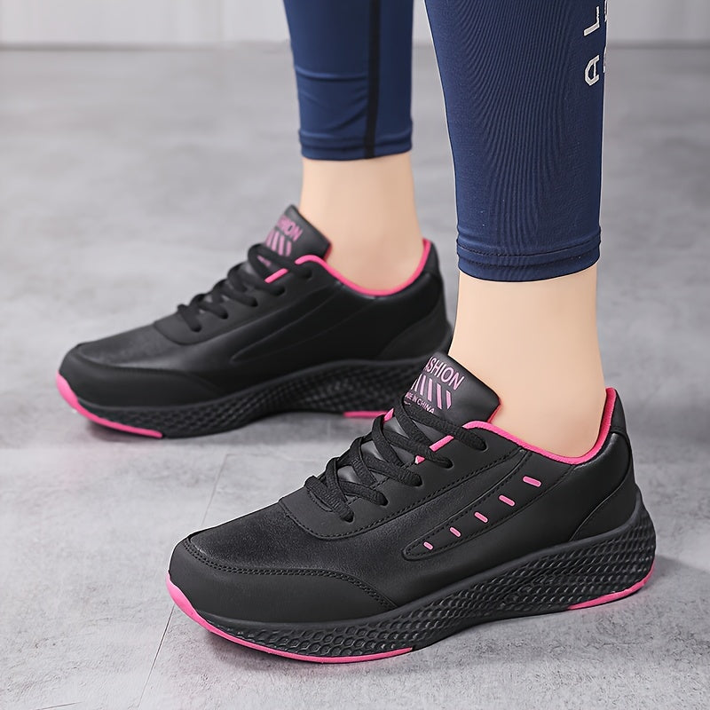 Women's Waterproof Non-slip Lace Up Casual Shoes