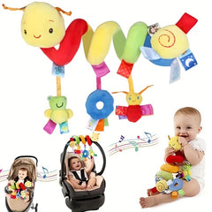 Cartoon Insect Stroller Hanging Wrap Safety Toy