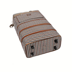 Air Checked Luggage Storage Bag Foldable Duffle Large Capacity Weekender Bag