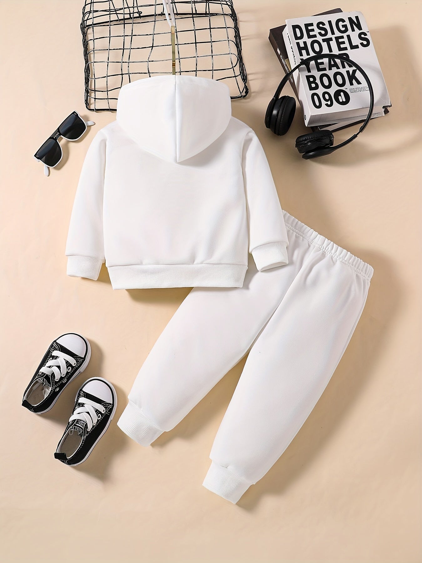 Baby Girl Floral Graphic Sweatshirt Pants Casual Set