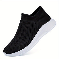 Breathable Knitted Slip On Shoes Lightweight Casual Sock Shoes