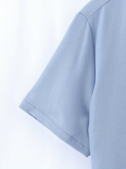 Boys Plain Shirt Casual Short Sleeve Top For Summer Kids