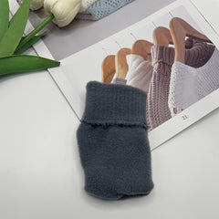Winter Warm Knitted Gloves Solid Coldproof Gloves