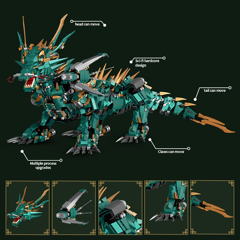 2951pcs Dragon Building Block Home Decoration