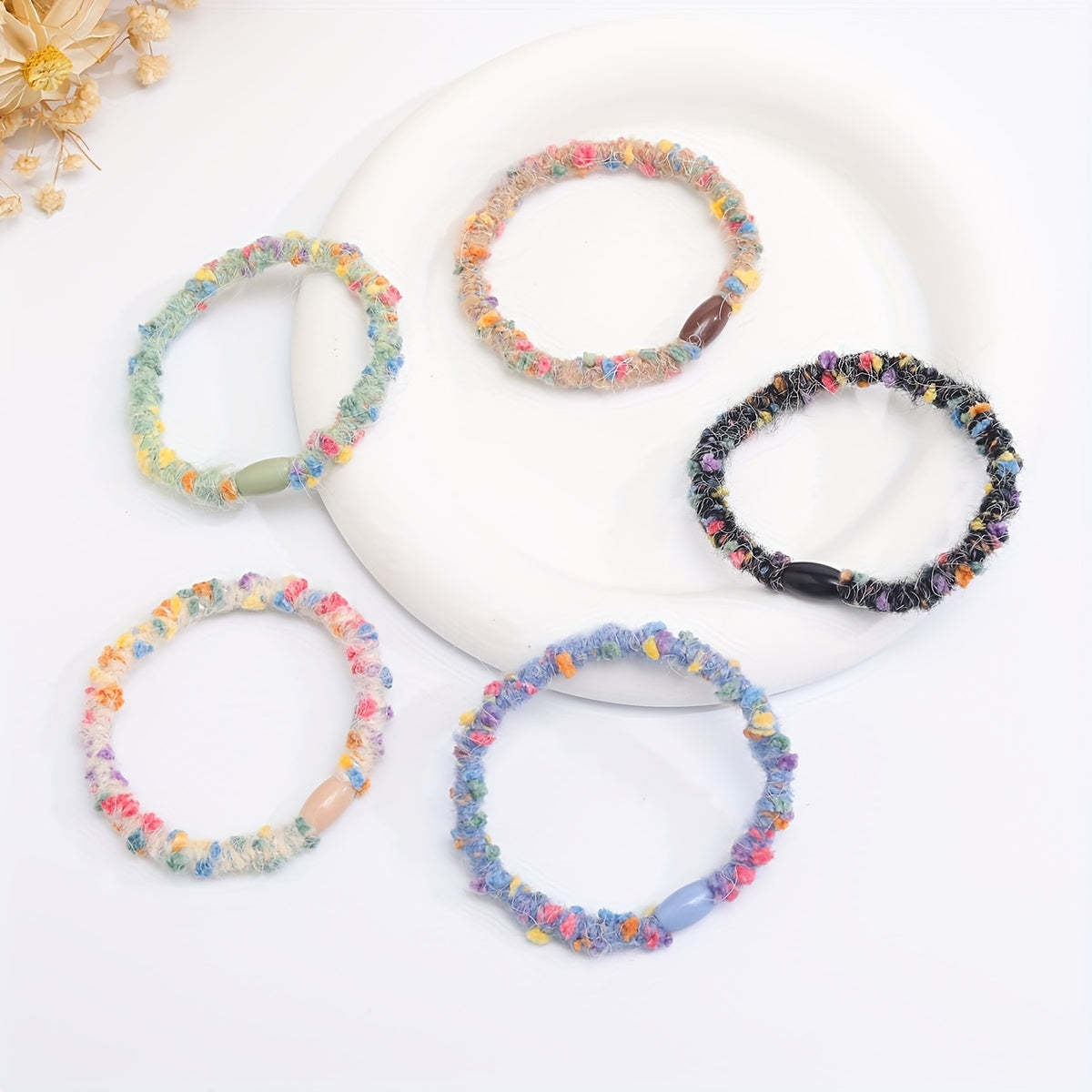 10pcs High Elastic Hair Ties Box Style Hair Rope