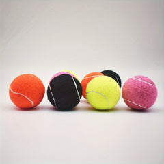 4pcs High Elastic Rubber Tennis Balls for Beginners Practicing Outdoor Sports