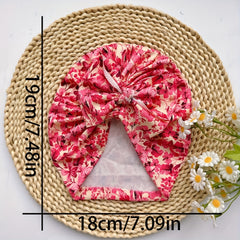 Baby Thin Headband Soft Bow Print Baby Hat for Newborns