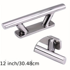 Polarlander 12inch Stainless Steel Mooring Cleat for Marine Boat Yacht Bollard