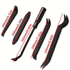 5pcs Auto Trim Removal Tool Kit Plastic Pry Tool Remove Door Panels Clips