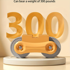 Automatic Rebound Ab Roller with Elbow Pads for Fitness