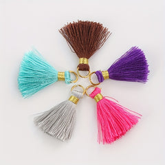 10pcs 25mm Leather Tassels Fringe Trim Sewing Curtains Accessories DIY