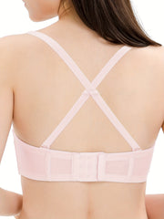 Strapless Bandeau Bras Comfort Push Up Everyday Bra Women's Lingeri