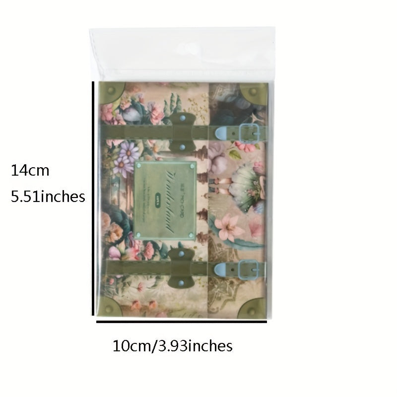 60pcs Vintage Scrapbook Paper Retro Scrapbooking Supplies Planner Journaling