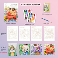 Watercolor Coloring Book for Relaxation and Fun