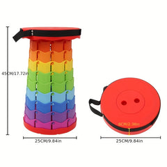 Portable Telescopic Stool Adjustable Folding Small Board Stool