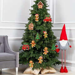 Gingerbread Man Pendant Christmas Tree Scene Decor