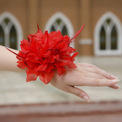 Simulation Flower Bridal Brooch Pin Wristband Pin Dual Purpose Flower Pin