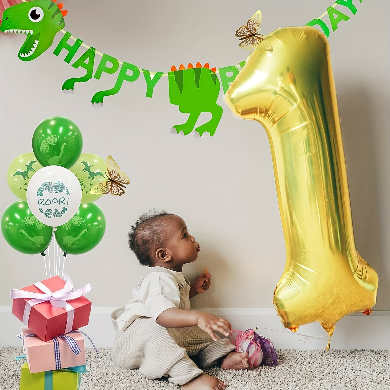 Golden Birthday Number Aluminum Film Balloons 101 6 Cm