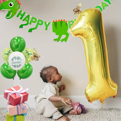 Golden Birthday Number Aluminum Film Balloons 101 6 Cm