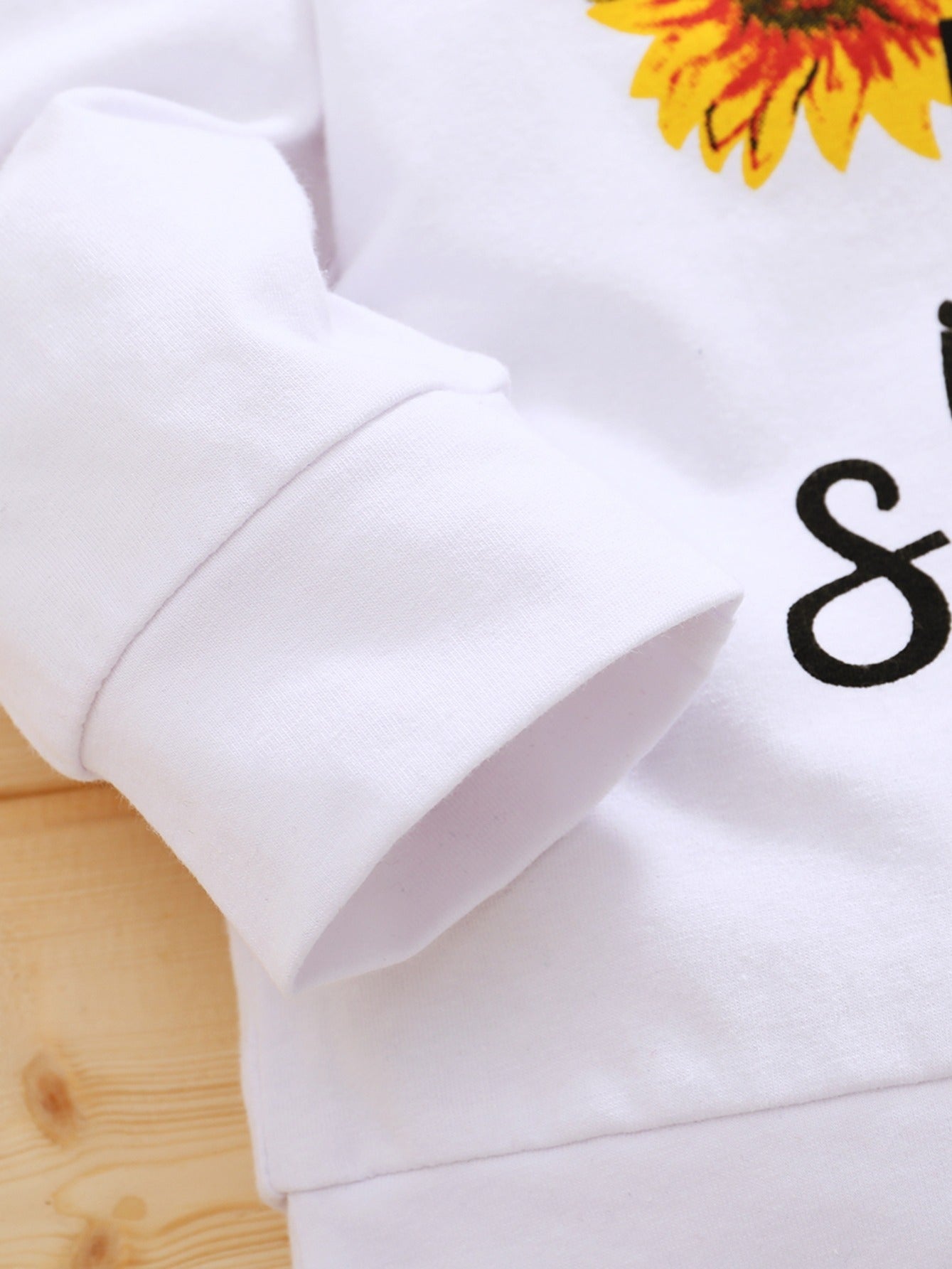 Baby Girls Hoodie Floral Print Hooded Sweatshirt & Jeans