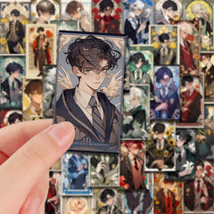 48pcs Anime Cartoon Stickers Pack for Laptop Luggage Bike Notebook Decoration