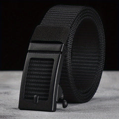 Men's Polyester Automatic Buckle Belt Casual Outdoor Golf Web Belts