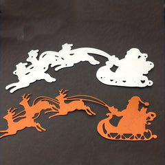 1pc Christmas Santa Claus Scrapbooking Metal Die Cut