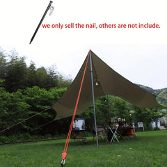 Steel Camping Tent Ground Nails Canopy Pegs