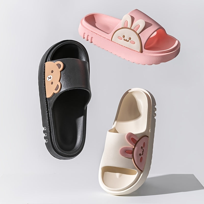 Women's Cartoon Bunny House Slippers Soft Anti-Slip Sole