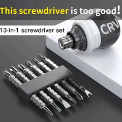 13 in 1 Screwdriver Set Ratchet Dual Purpose Car Repair Tool