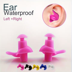 Waterproof Silicone Soft Earplugs Diving & Bathing