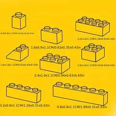 1000pcs Building Blocks Children's Assembly Toys Inspire Creativity