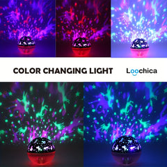 Romantic Unicorn Projector Night Light for Ages 1-14