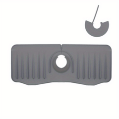 Adjustable Silicone Faucet Mat Sponge Drain Rack