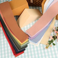 26pcs Cotton Fabric DIY Hair Ring Wind Bronzing Strip Roll Doll Patchwork