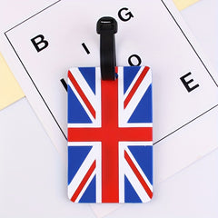 Canada Flag Pattern Boarding Card Rubber Card Sleeve Lightweight Luggage Tag