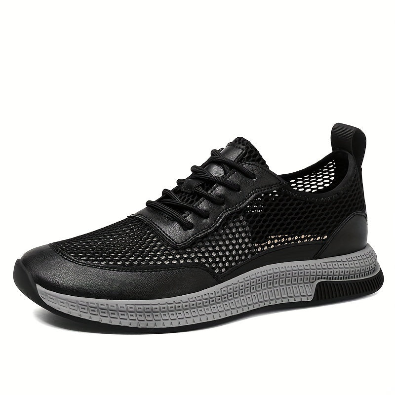 Men's Lace up Sneakers Casual Walking Shoes Comfortable