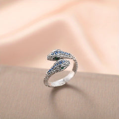 Adjustable Snake Ring Hip Hop Reptile Party Jewelry For Boys