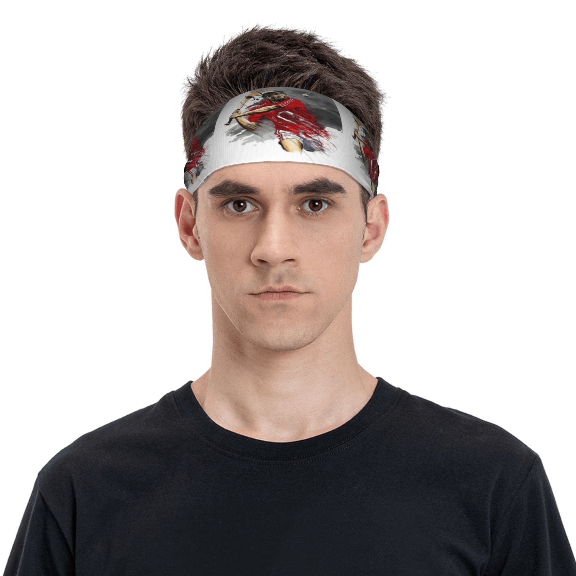 Stretchy Ball Sports Headband Sweat Wicking Polyester for Yoga Gym Running