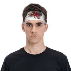 Stretchy Ball Sports Headband Sweat Wicking Polyester for Yoga Gym Running