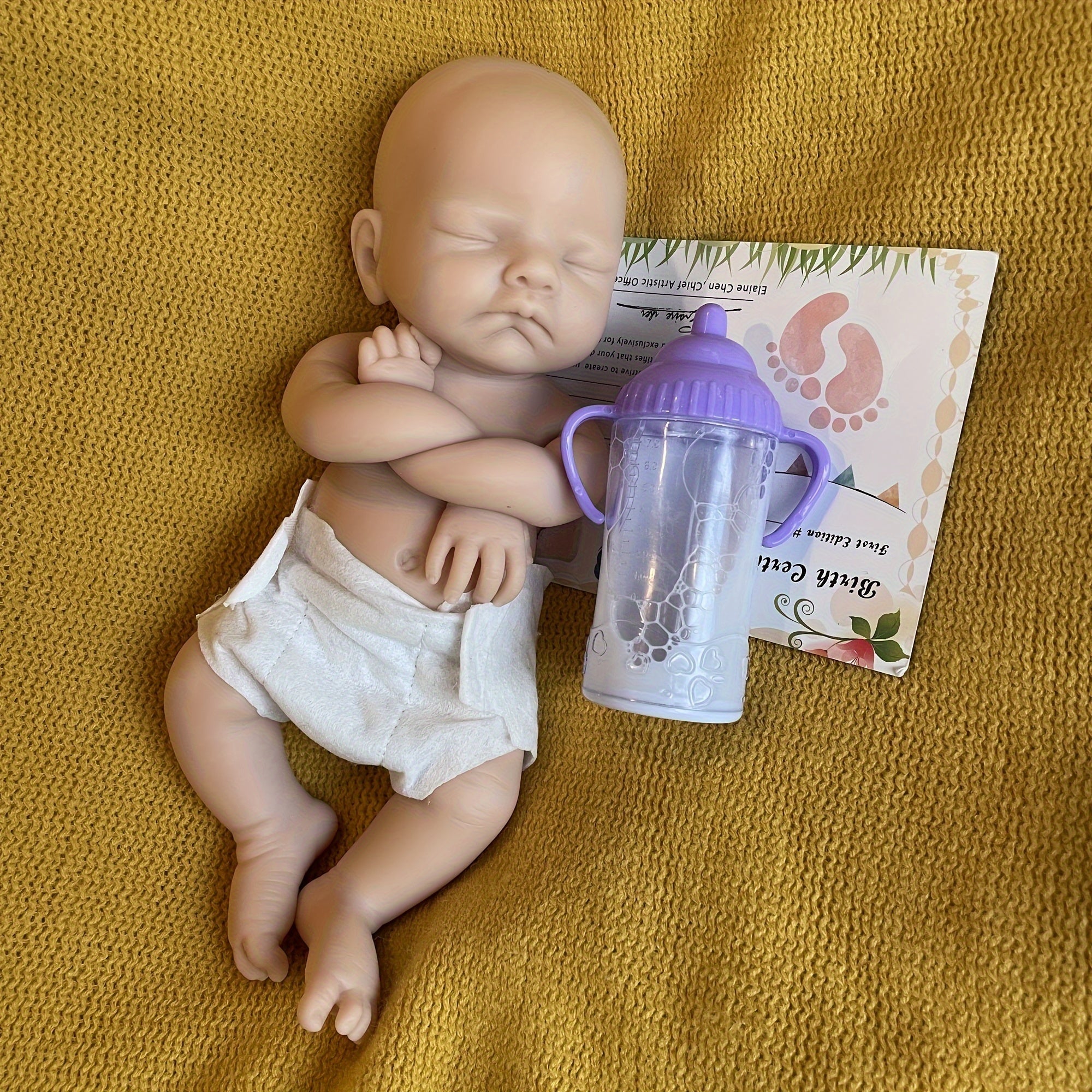 Handcrafted Silicone Kids Girl Doll Soft Lifelike Reborn
