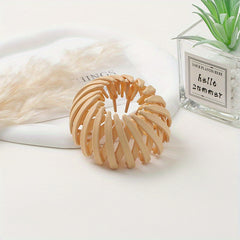 Plain Hair Clips Ponytail Buckle Daily Hair Accessories For Girls