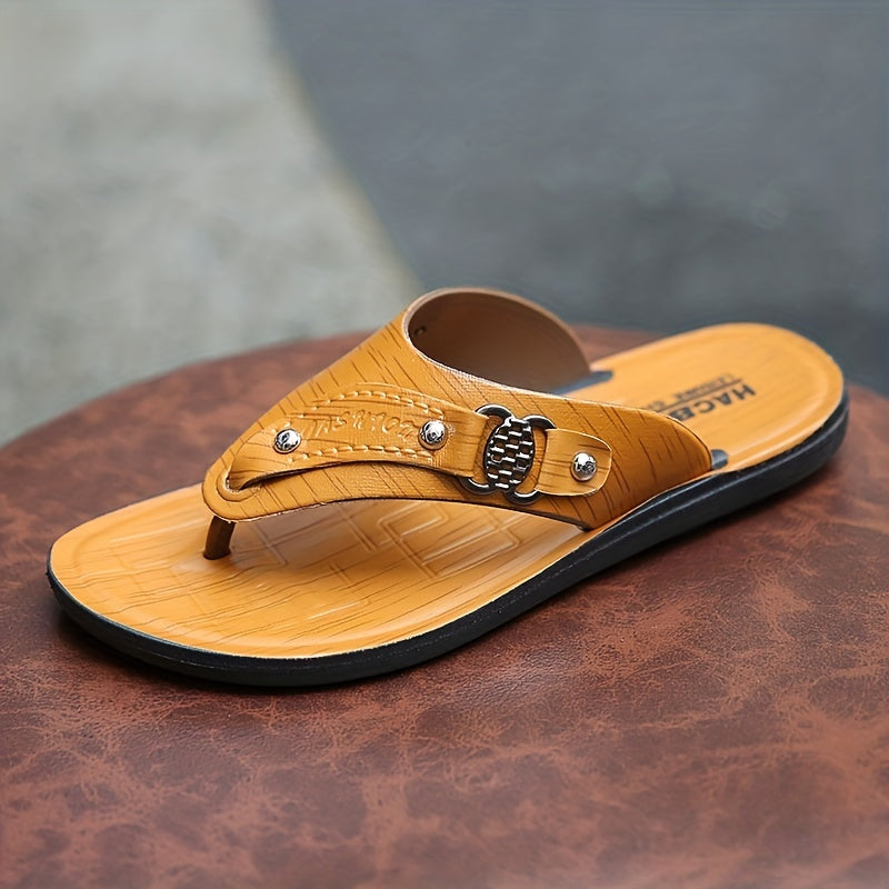 Men's Thong Sandals Non Slip Beach Shoes