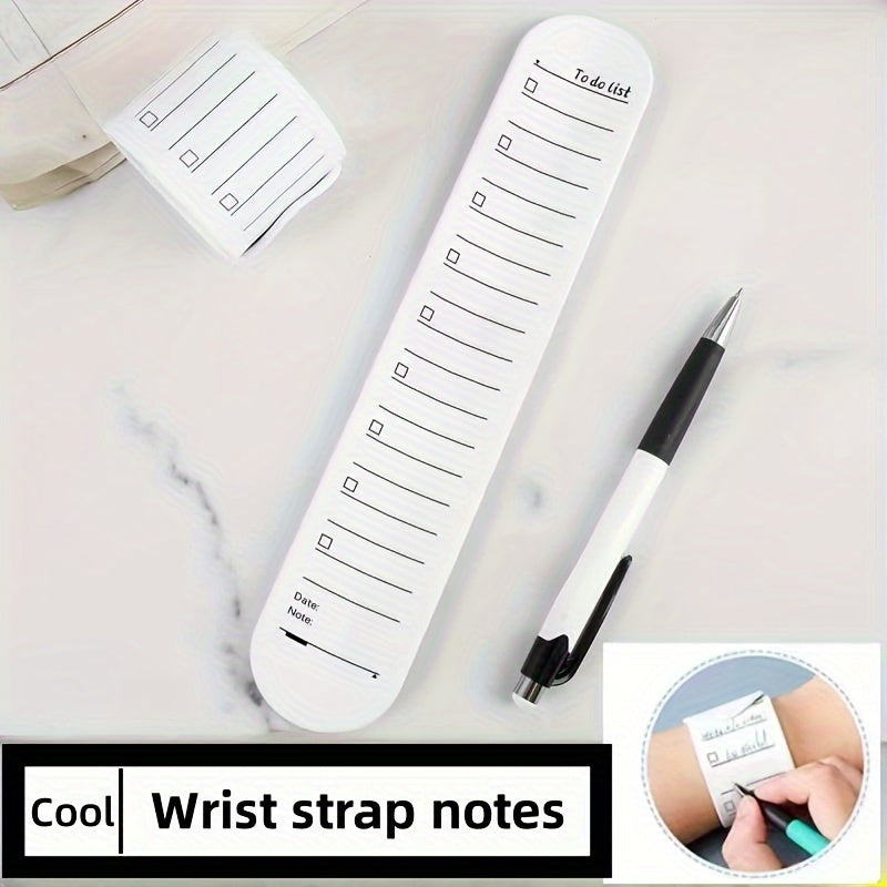 Silicone Memo Wrist Band - Wearable & Waterproof To Do List