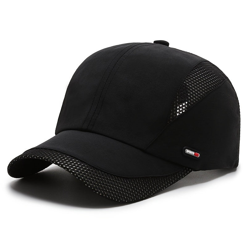 Men's Mesh Quick Dry Big Brim Baseball Cap