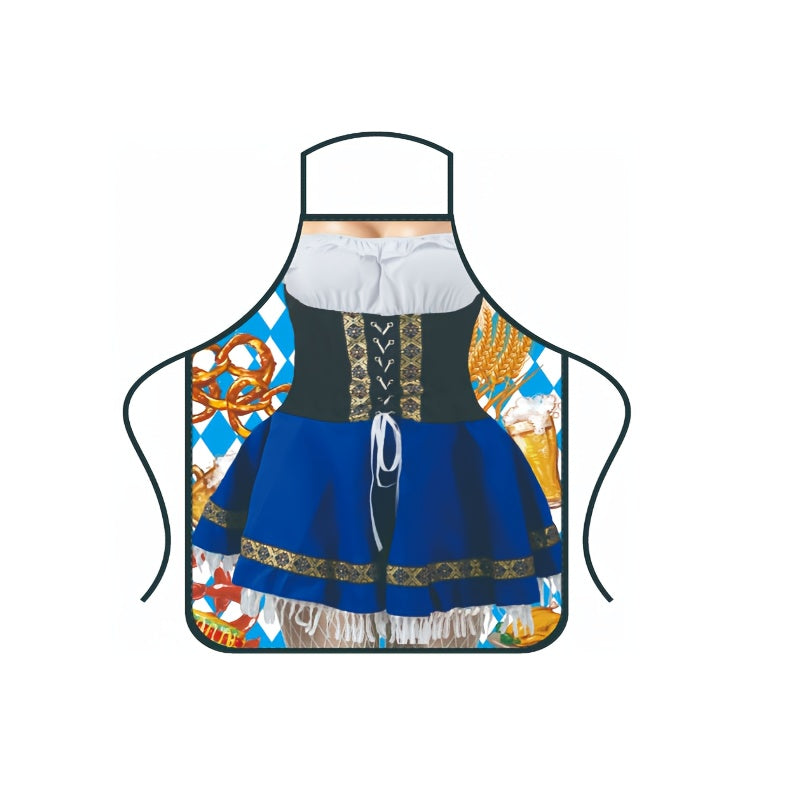 Polyester Barbecue Apron Anti-grease Splash Proof Kitchen Supplies