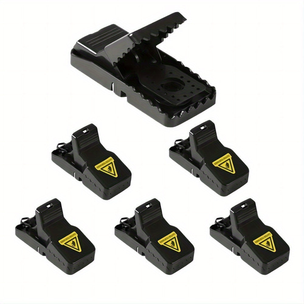6-Packs Indoor Rat Mouse Traps Instant Kill Pest Control Reusable