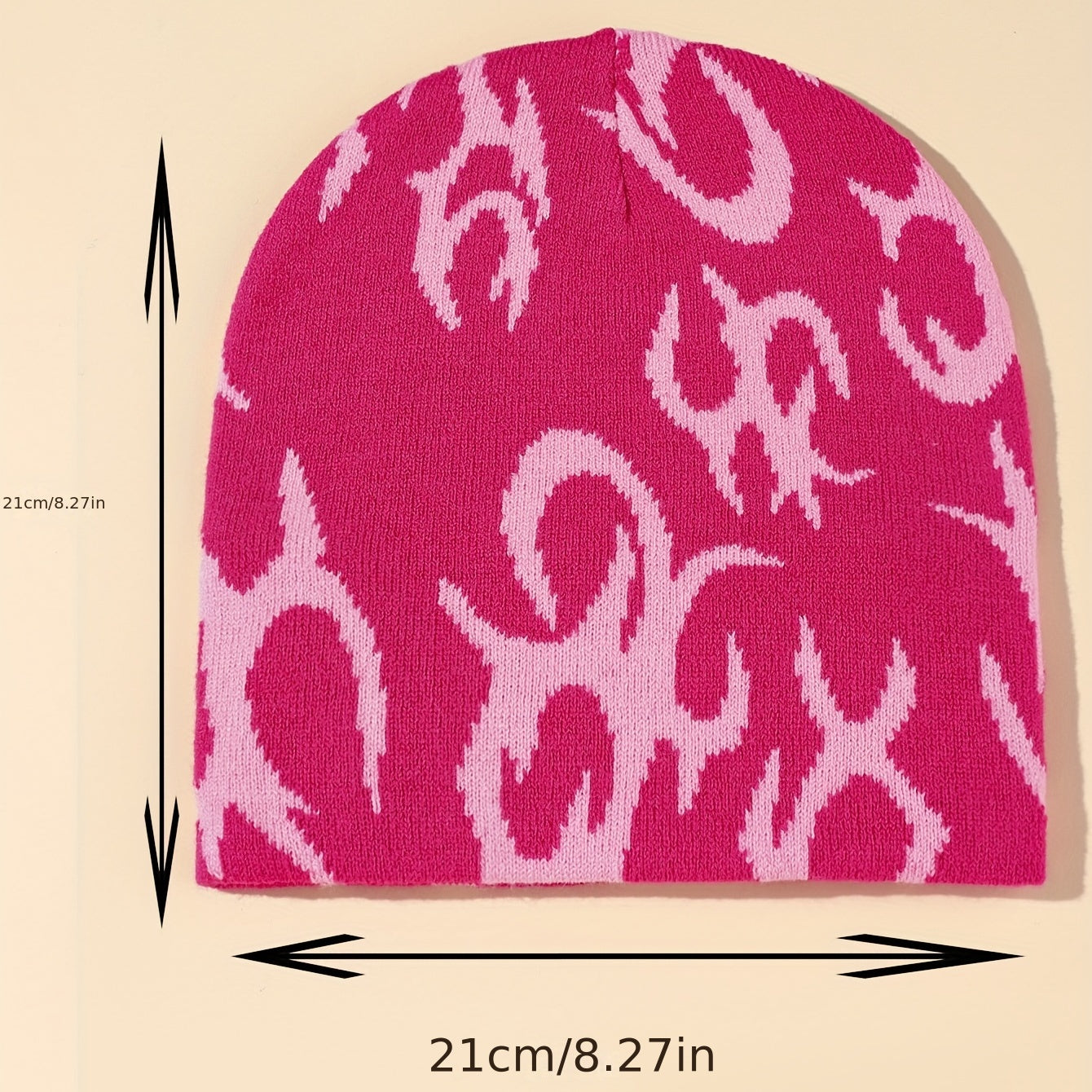 Men's Coldproof Melon Leather Knitted Hat
