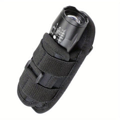 Rotatable Flashlight Pouch Holster with Belt Clip